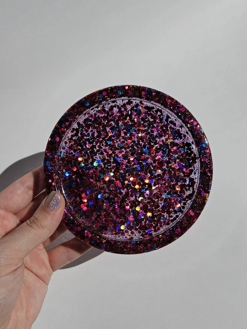 Handmade round trinket